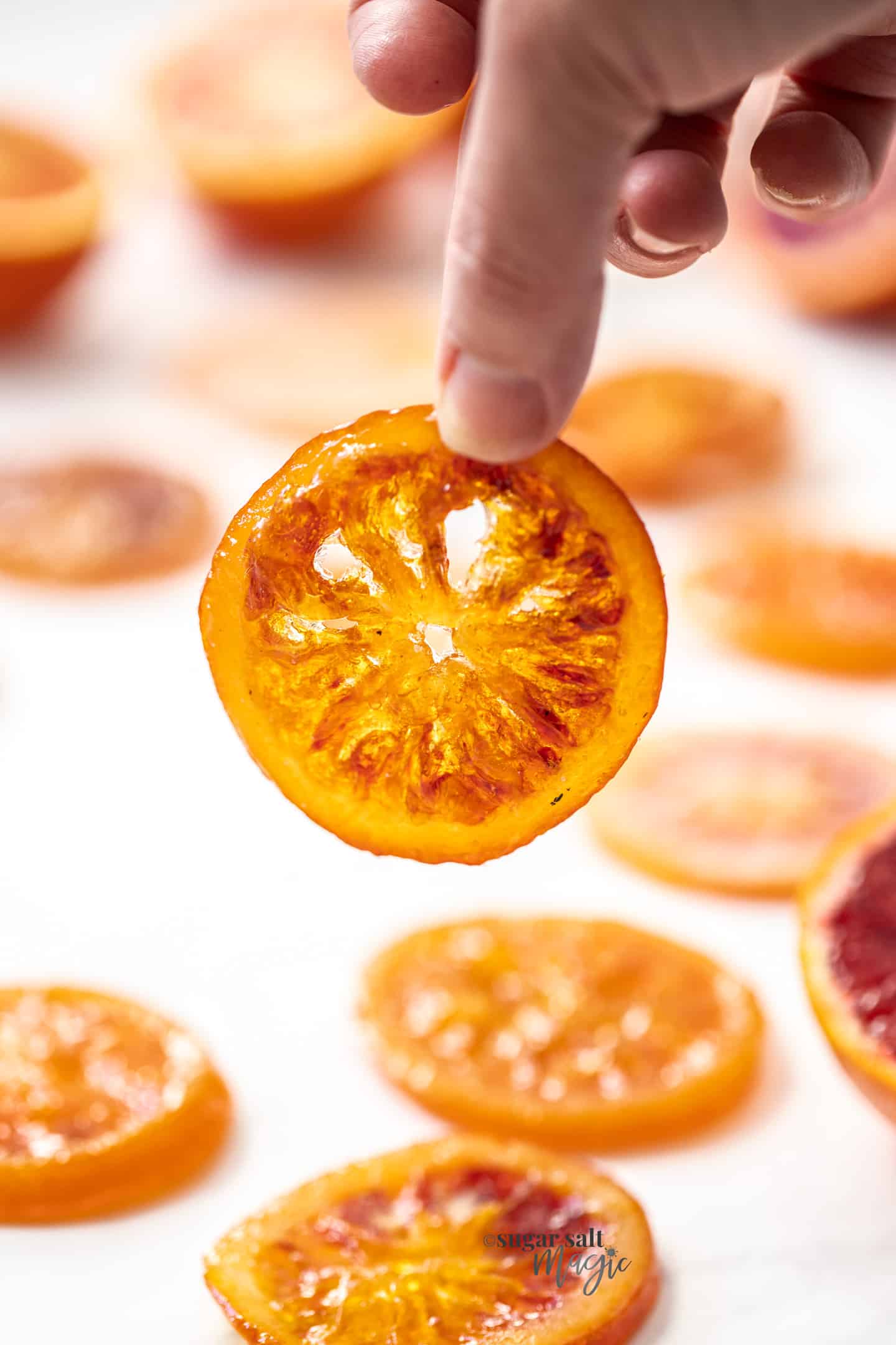 طريقة عمل شرائح البرتقال المسكرة