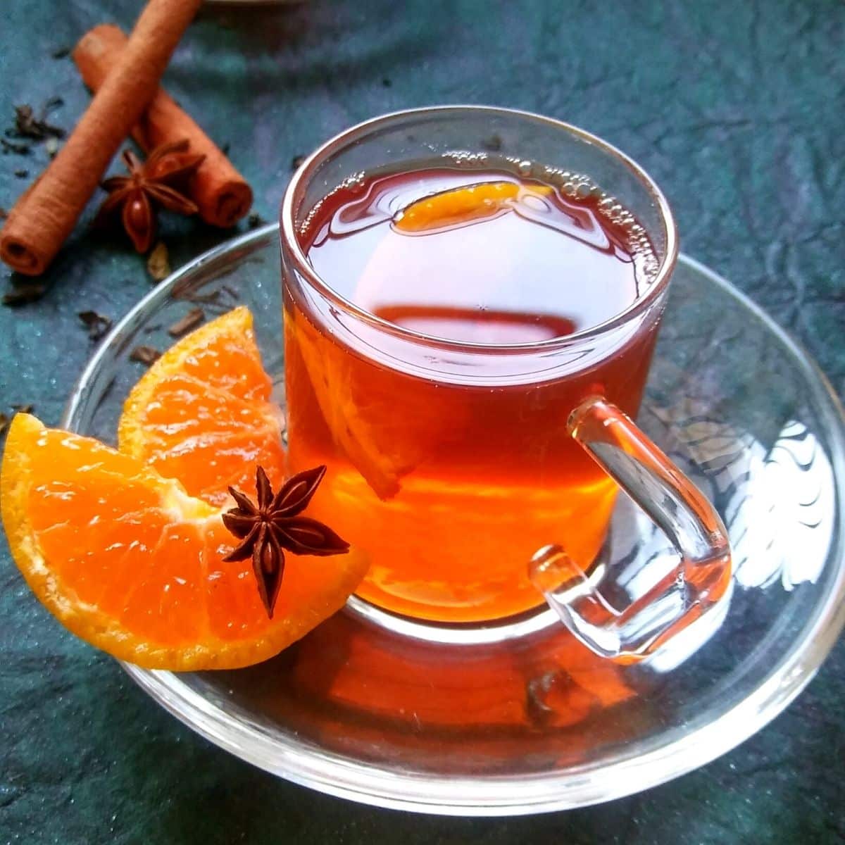طريقة تحضير شاي البرتقال