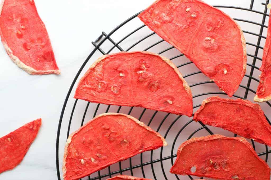 طريقة تجفيف فاكهة البطيخ في المنزل