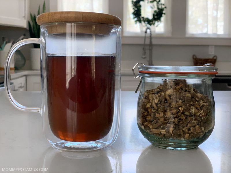 طريقة عمل شاي جذور الأرقيطون