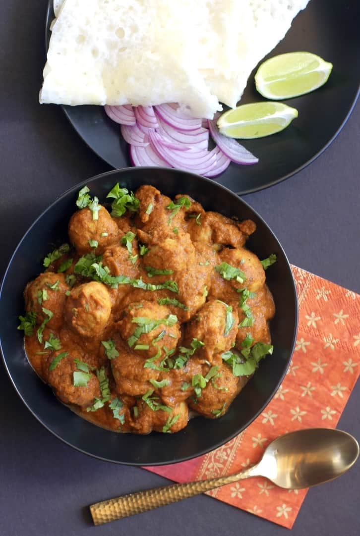 طريقة عمل كفتة الدجاج بالكاري