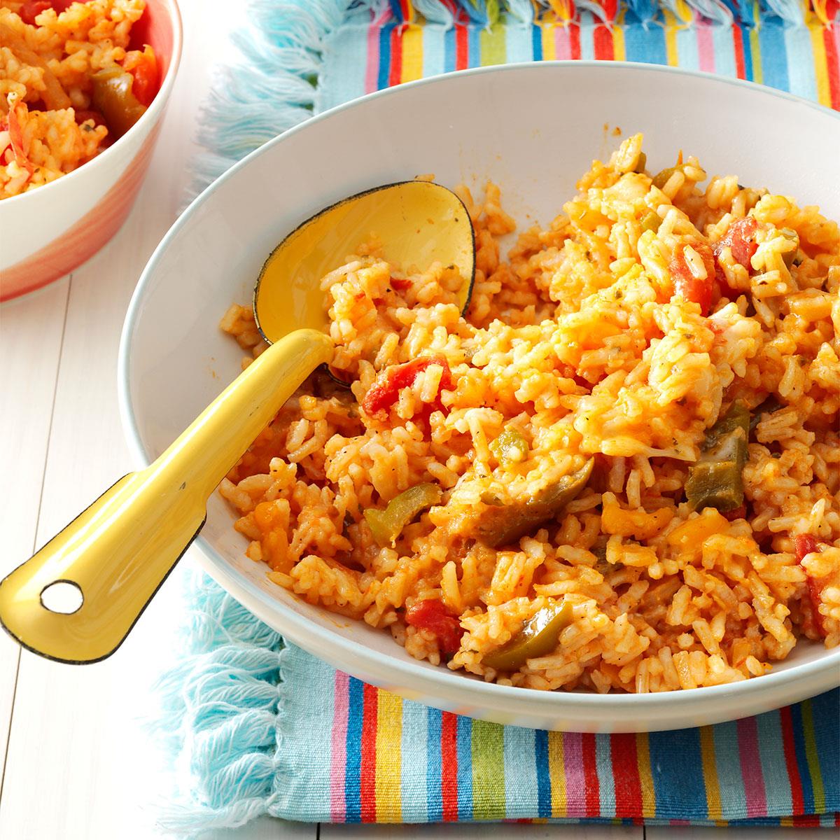 طريقة عمل أرز السالسا في المنزل