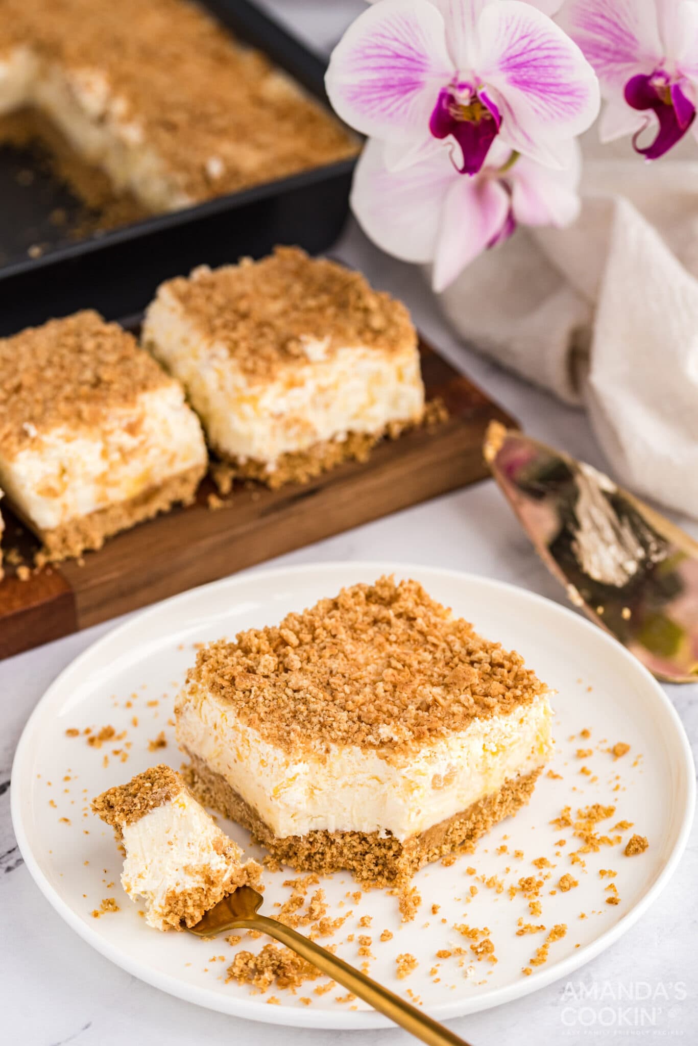 طريقة عمل تشيز كيك الأناناس