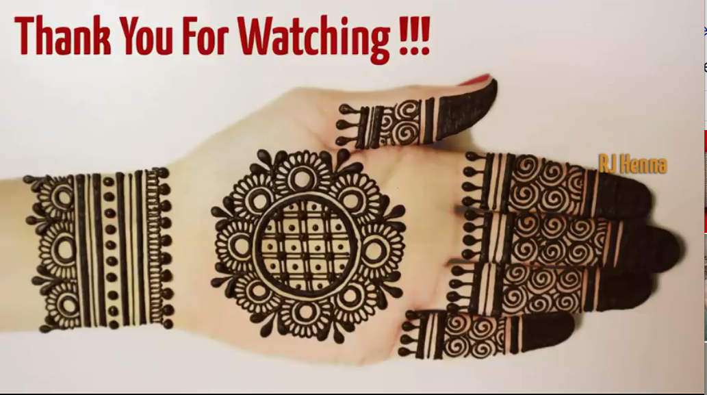 طريقة عمل رسومات حناء بسيطة