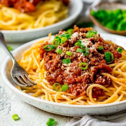 طريقة عمل سباجيتي بولونيز