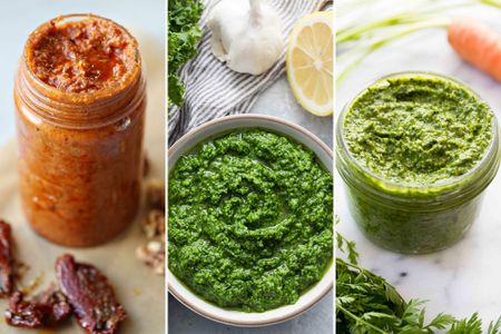 طريقة عمل صوص البيستو بثلاث طرق مختلفة