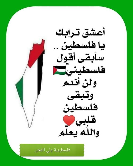 أجمل كلمات عن فلسطين