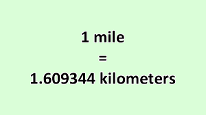 ما الفرق بين الميل و الكيلو متر 