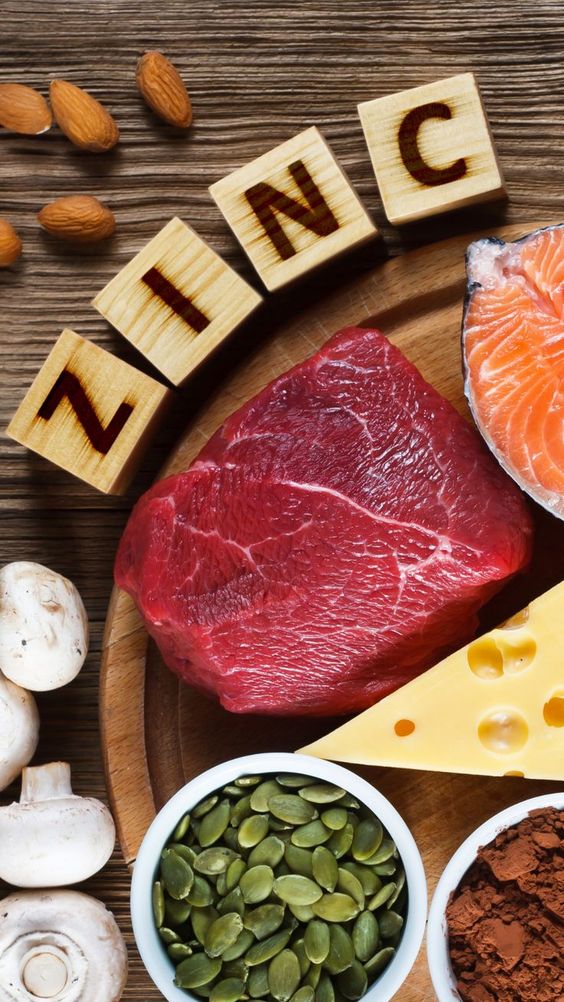 أطعمة غنية بالزنك