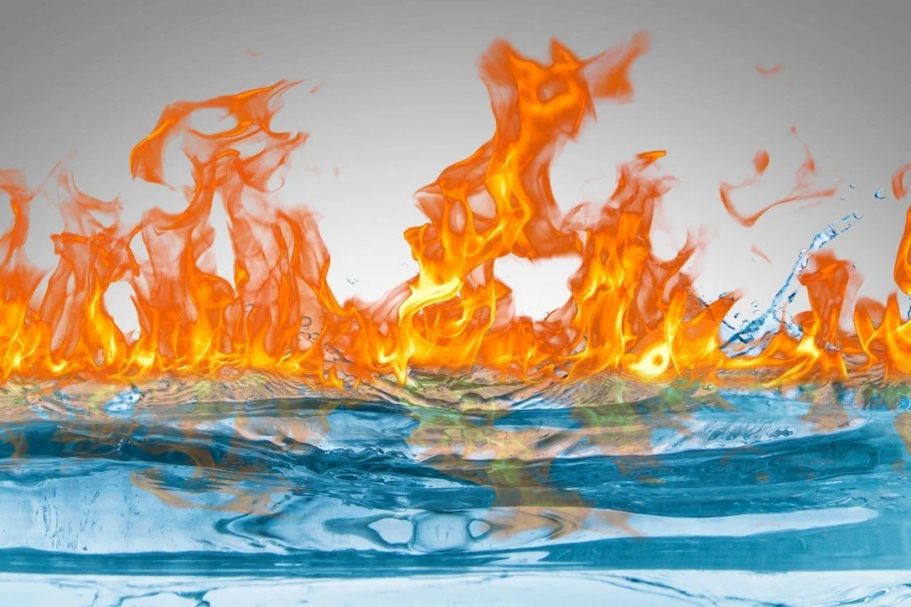 كيف يتحول الماء الى النار؟
