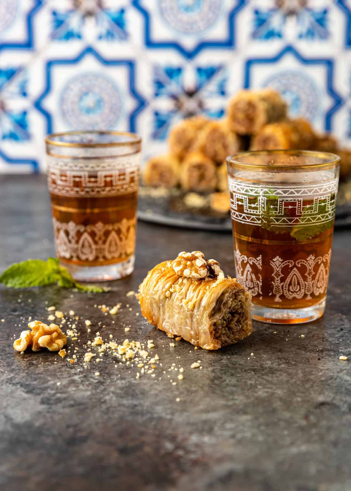 لفائف البقلاوة اليونانية