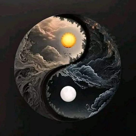 كيفية رسم علامة ying yang