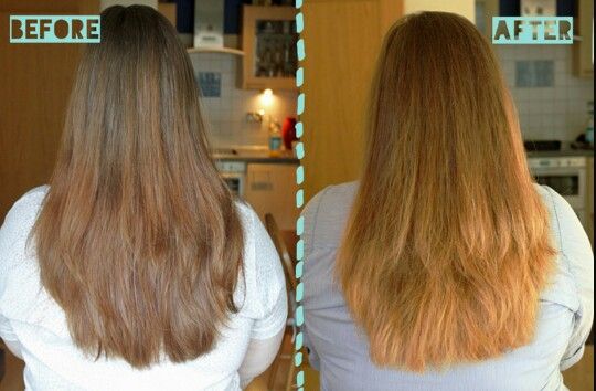 تفتيح لون الشعر بمكونات طبيعية