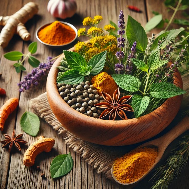 ما هي الأعشاب لزيادة الطاقة والنشاط؟