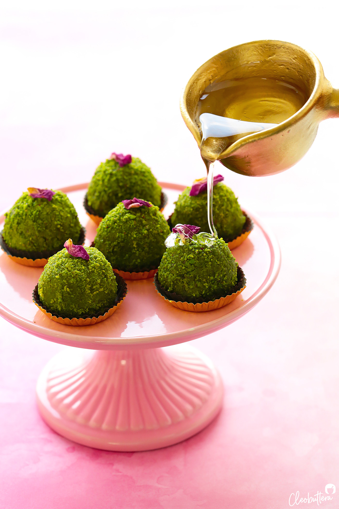 طريقة عمل مفروكة فستق حلبي