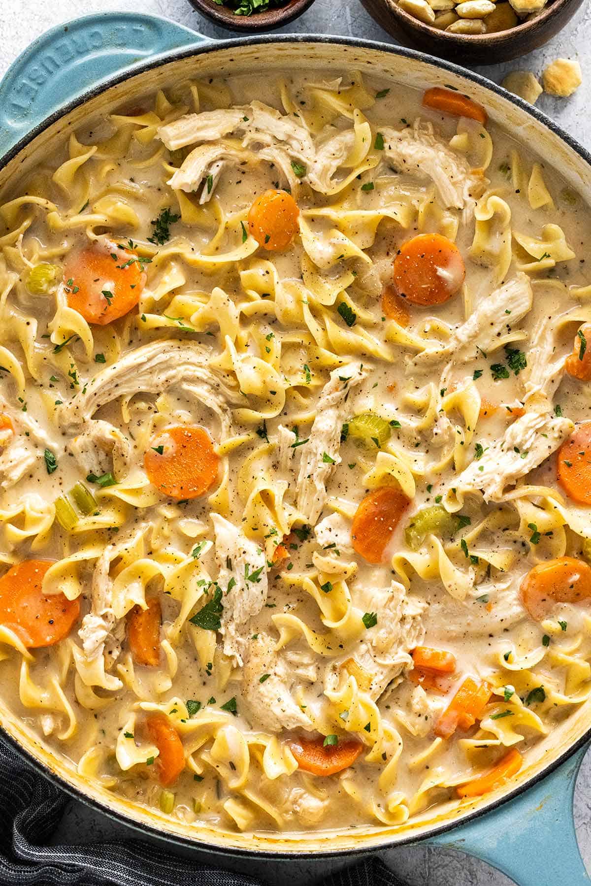 شوربة الدجاج بالمكرونة