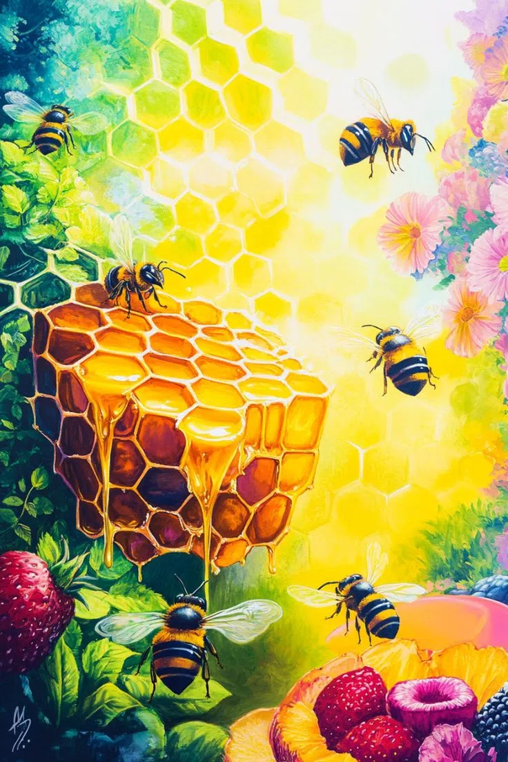 هل يتبرز النحل عسلاً؟