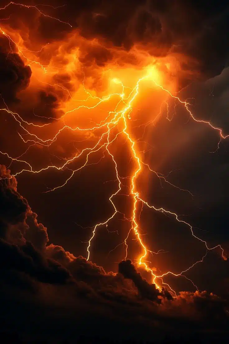 هل البرق من النار؟