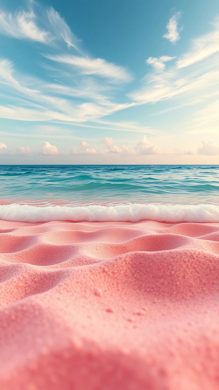 هل يمكنك البقاء على الشاطئ الوردي؟