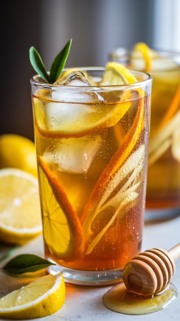 كيف أصنع iced tea؟
